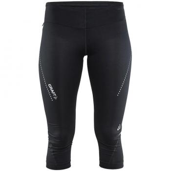 Craft Essentials Capri Laufhose für Frauen, Schwarz, M