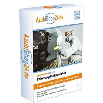 AzubiShop24.de Basis-Lernkarten Fahrzeuglackierer /-in. Prüfungsvorbereitung