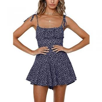 Ybenlover Summer-Overall mit Blumenprint