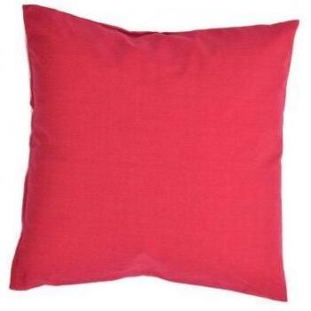 HängemattenGlück Kissenbezug aus Bio Baumwolle 40x40cm, warme Rot