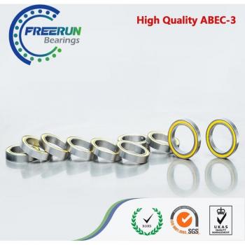 10PCS 15x21x4 61702 2RS Yellow Rubber Motor Bearings
