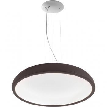Lampada a sospensione marrone Reflexio LED Ø65cm Stilnovo