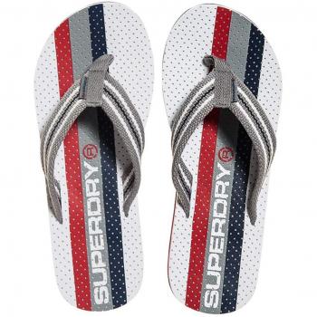Mehrfarbige Superdry Herren Badeschuhe Trophy – Duschflipper Red Navy ZQ9, EU 41–43