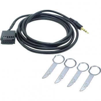 Adaptateur de prise auxiliaire 3,5 mm mâle pour véhicules Ford Focus Mondeo
