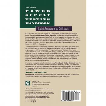 Power Supply Testing Handbook: Strategic Approaches in Test Cost Reduction