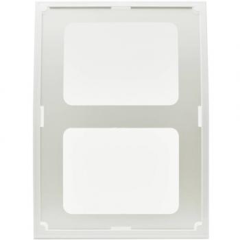 Porta depliant A5 in Bianco e Vetro