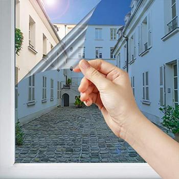Film Miroir Sans Tain Dimexact – 152 cm × 2 m, Couleur Foncé, Enroulé