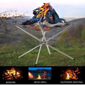 Cuisinière à charbon de bois portable