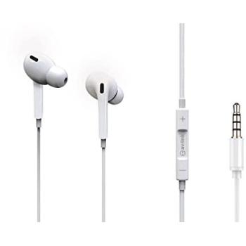 Avlink 3.5mm Stereo Earphones with Call Button (White)