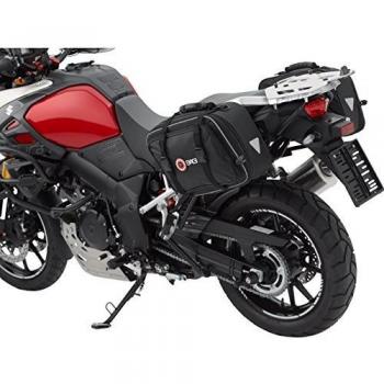 Motorrad-Sattelschublade QBag – 30‑46 Liter, Unisex Schwarz, abnehmbar