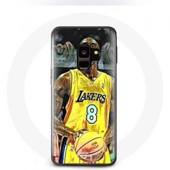 Kobe Bryant Lakers 8 NBA Black Case for Samsung Galaxy S9 Plus