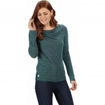 T-shirt Lifestyle Frayda Manches Longues Femme Regatta Deep Teal XL