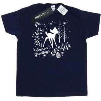Bambi Kerstgroeten T-Shirt voor Heren