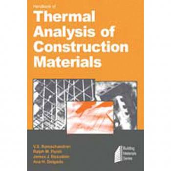 Vitalsource Technologies, Inc. Handbook Of Thermal Analysis Of Construction Materials