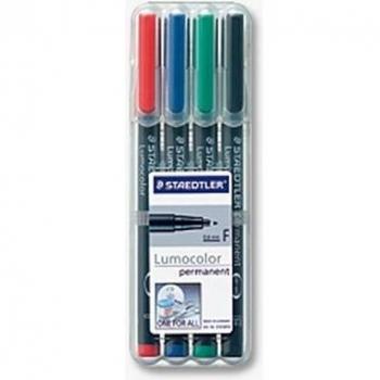 Staedtler Folienschreiber Lumocolor 311 WP4 S sortiert Inh.4