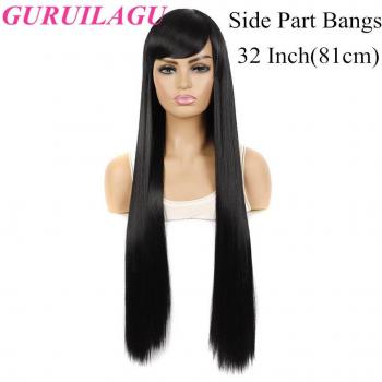 GURUILAGU Women's 32-Inch Synthetic Cosplay Wig