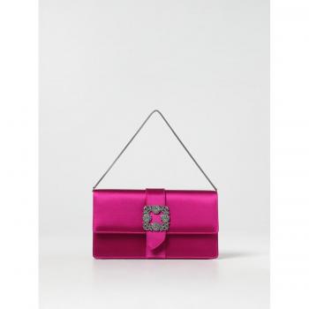Raso Capri Clutch con Tracolla Ciclamino OS – Manolo Blahnik