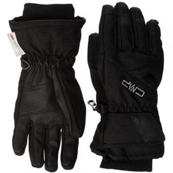 Nero Twill Guanti da Sci per Bimbi CMP