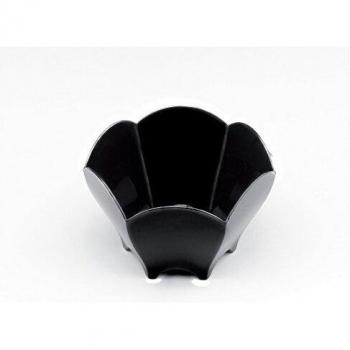 Coppetta Tulip Gold Plast Nero Capienza 70cc