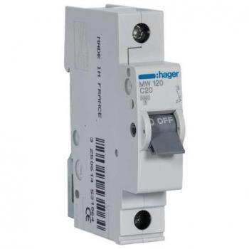Disjuntor Mono 20A C 3kA HAGER