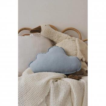 Oreiller nuage en lin Bleu Moi Mili