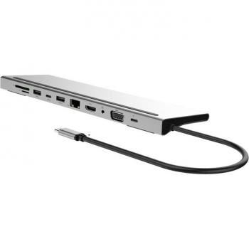 Multi-Port Type C Hub 11-in-1 with HDMI and VGA