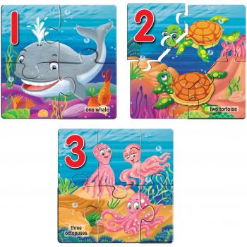 Creative Educational Early Step Puzzles 1 To 5