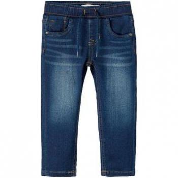 Jeans con felpa blu scuro Nmmryan