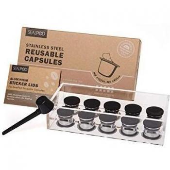 Durable Stainless Steel SEALPOD Compatible with Nespresso Machines