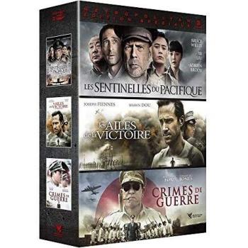 3 Films de Guerre : Coffret Les Sentinelles Du Pacifique, Les Ailes De La Victoire, Crimes De Guerre [DVD]