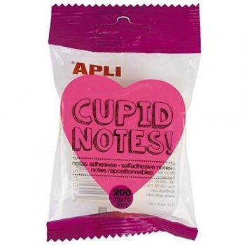 Notes adhésives fluorescentes 70 x 70 mm