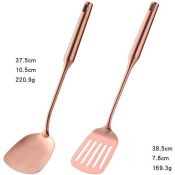 Roségold Spachtel und Abschäumer