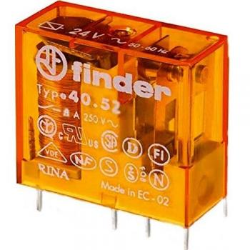 Relais miniature 24 V AC 2 contacts 8 A