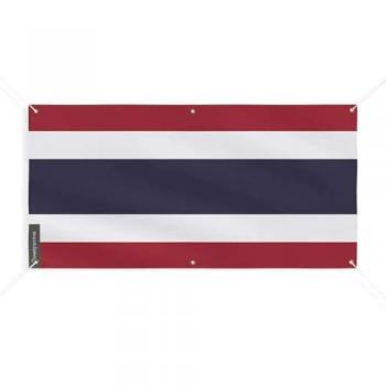 Thai Flag Banner 150x300cm with 6 Grommets