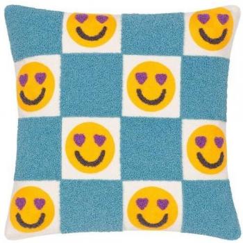 Housse de coussin Je t'aime encore plus en bouclé