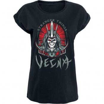 Stranger Things Women's Black Tee