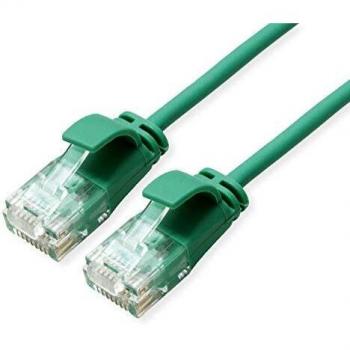Cable de conexión UTP Cat.6A ROLINE LSOH 1,5 m verde