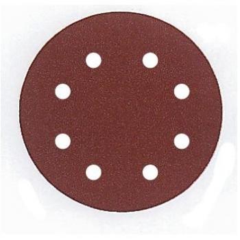 Disque Abrasif Auto-agrippant avec Corindon 115mm, 50 Disques, 8 Trous d'Aspiration et Velcro