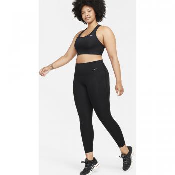 Leggins Nike Universa Talle Alto 7/8 con Firmeza Media y Bolsillos – Mujer Negro XXL