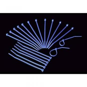 UV-aktive Kabelbinder blau 3,6x200mm 10 Stk