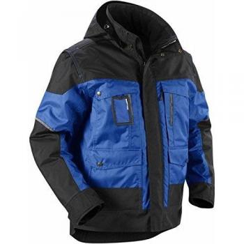 BLAKLADER Chaqueta 4886: invierno, azul rey + negro, talla M