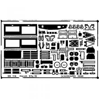 Horch 15 kit di particolari Eduard