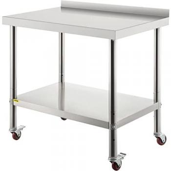 Table de Travail Professionnelle en Inox