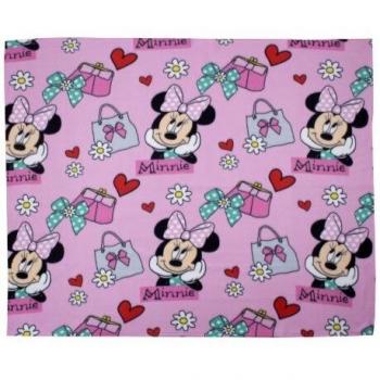 Minnie Mouse Multi-Color Fleece Blanket