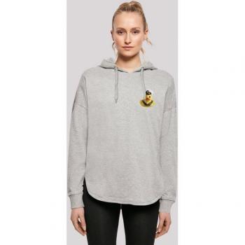Grauer Langarm‑Hoodie “Rubber Duck Captain” – F4NT4STIC Oversize
