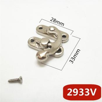 10pcs Box Lock Hasps with Screws for Furniture