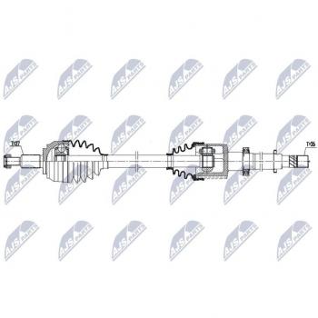 Transmission arbre NTY NPW‑RE‑174