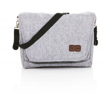 Graphitgraue Wickel-Tasche ABC Design 2019