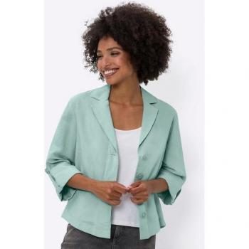 Blazer de saison printanière en lin Lyocell – Tesini – Menthe 40