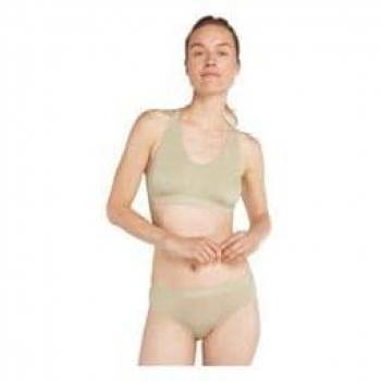 Brasa deportiva Icebreaker Merino 125 Cool‑Lite Sprite Racerback tono beige femenina